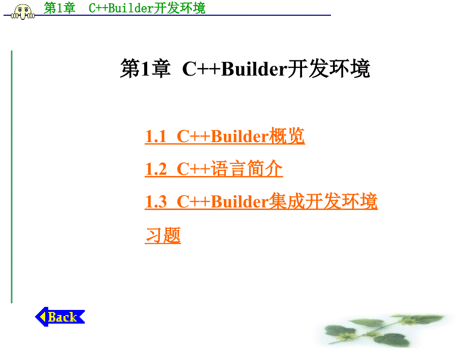 CBuilder开发环境_第1页