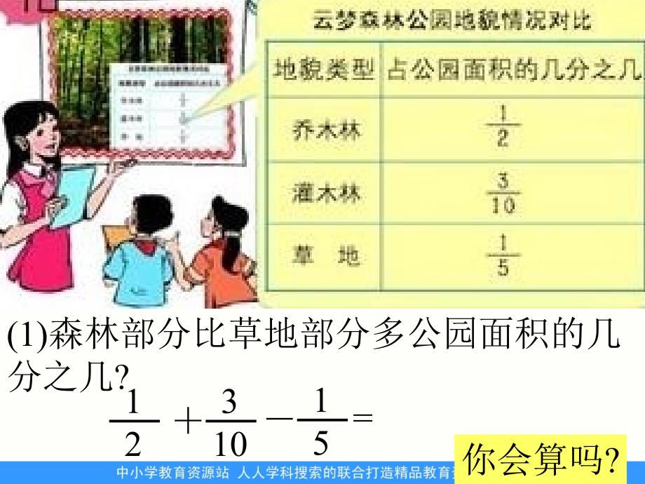 北京版数学五下分数加减混合运算ppt课件_第2页