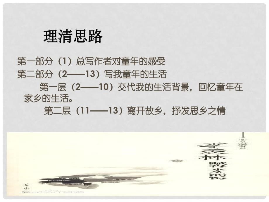 江西省广丰县实验中学八年级语文下册 5 我的童年课件 （新版）新人教版_第5页