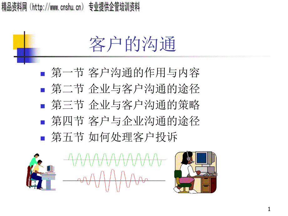 顾客管理客户的沟通PPT61页_第1页