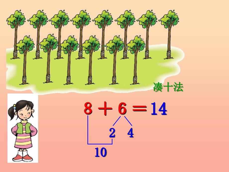 2019-2020一年级数学上册 7.4《有几棵树》课件4 北师大版.ppt_第4页