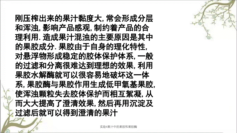 实验4果汁中的果胶和果胶酶_第4页