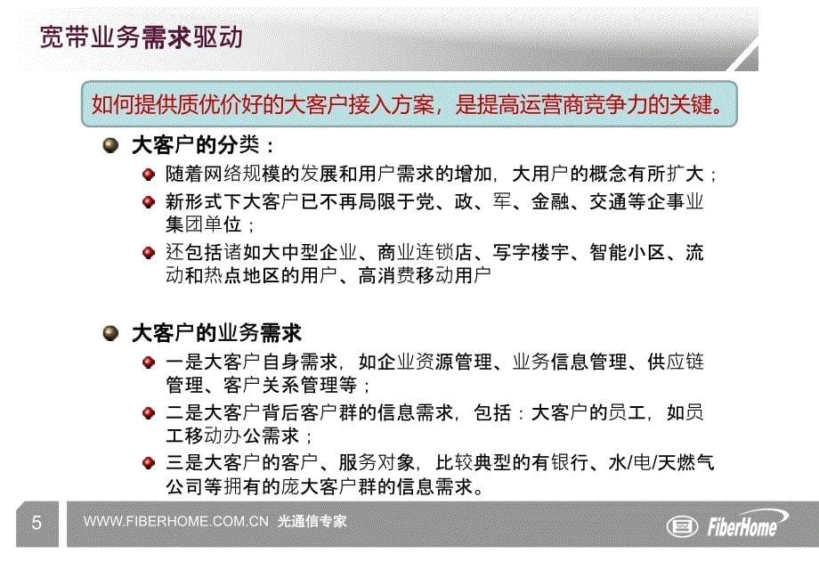 中国移动大客户综合业务接入解决方案_第5页