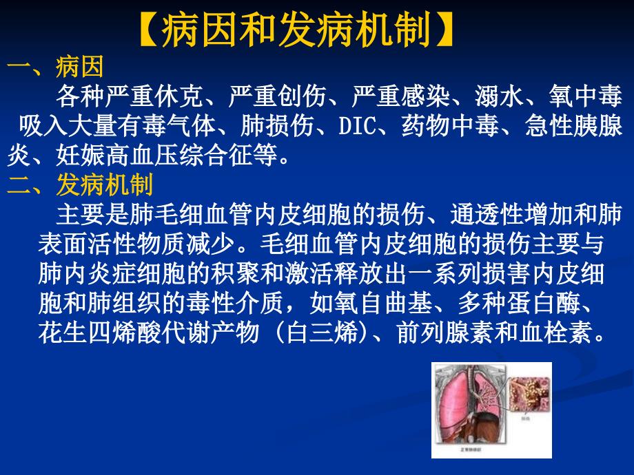 内科护理第二章呼吸系统疾病患者的护理PPT第十二节急性呼吸窘迫综合征患者的护理_第4页