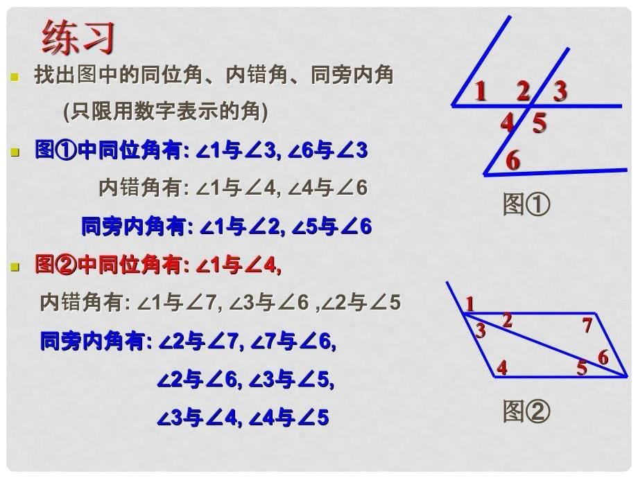 浙江省温州市平阳县鳌江镇第三中学八年级数学上册 第一章 平行线复习课课件 浙教版_第5页