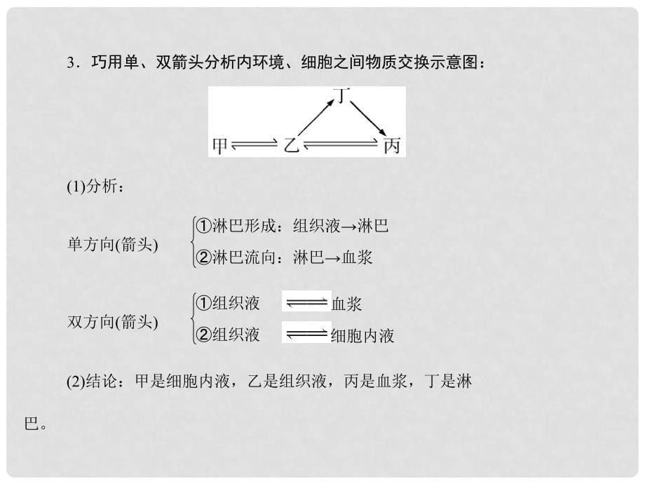 高考生物一轮总复习 第1章 人体的内环境与稳态章末知识提升课件 必修3_第5页