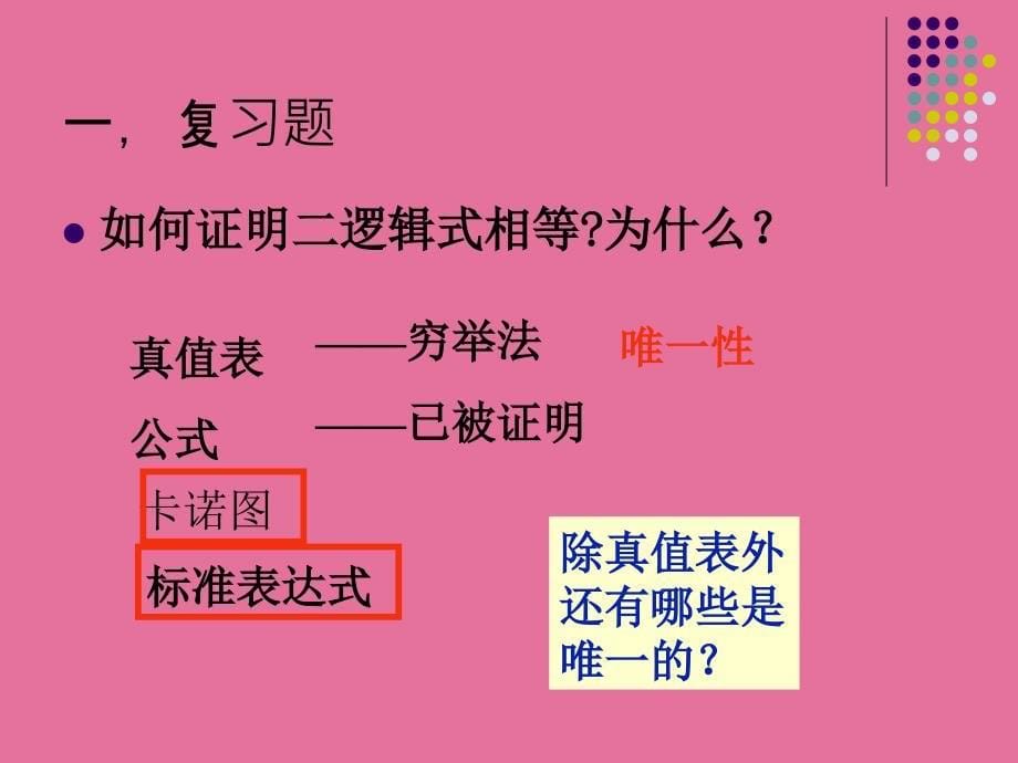 08强化班教案2逻辑代数ppt课件_第5页