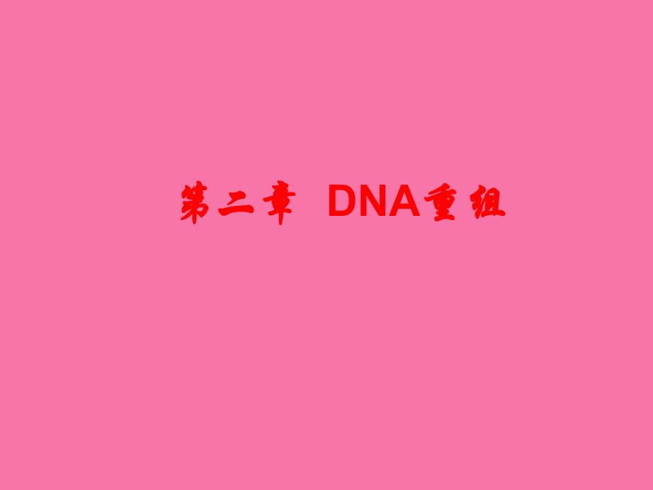 dna重组ppt课件_第2页