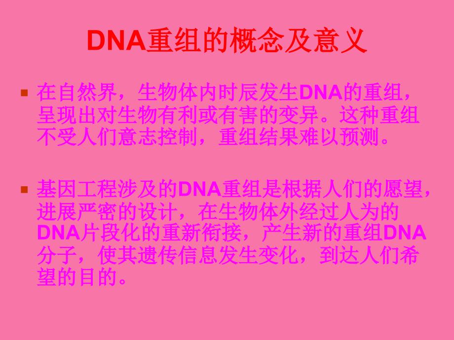 dna重组ppt课件_第3页