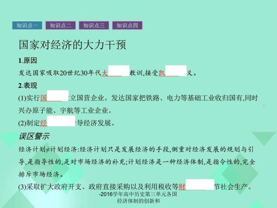 高中历史第三单元各国经济体制的创新和课件_第3页