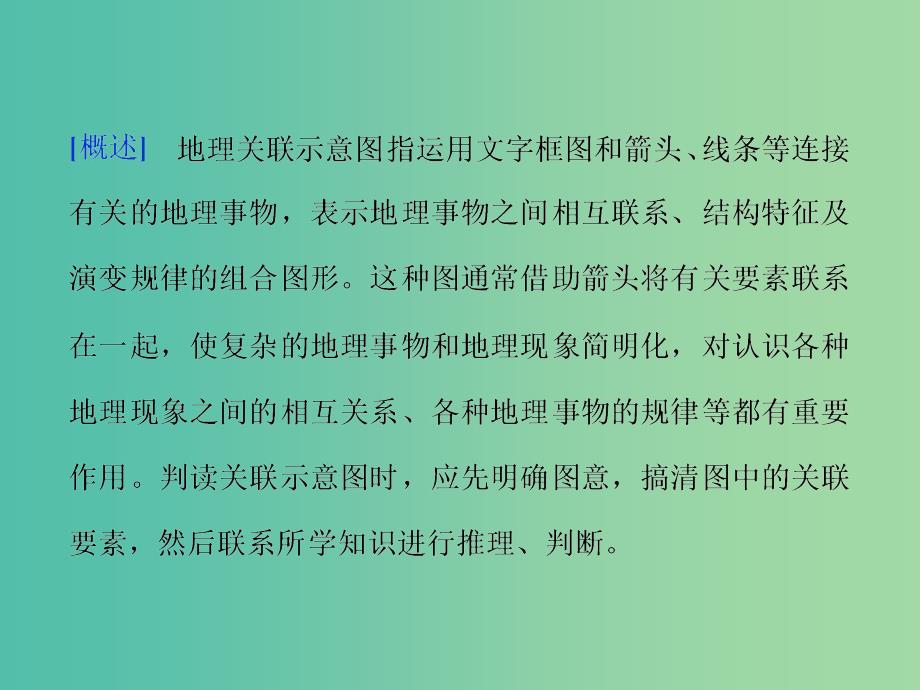 高考地理二轮复习 第二部分 图表专攻篇 七 地理关联示意图课件.ppt_第2页