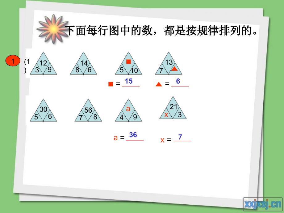 人教版五年级用字母表示数例1例2例3_第4页