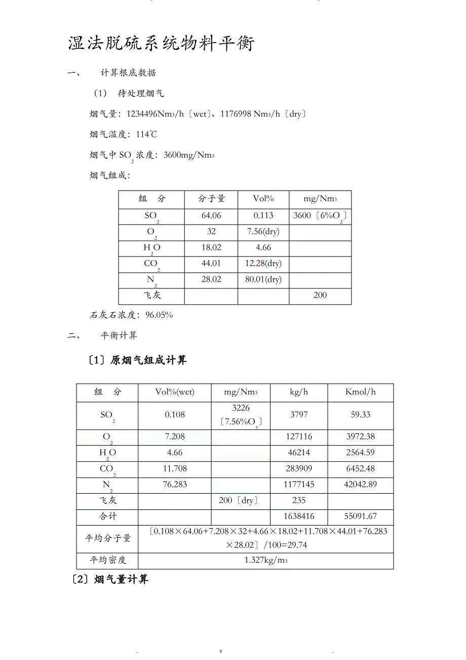 脱硫计算公式比较_第1页