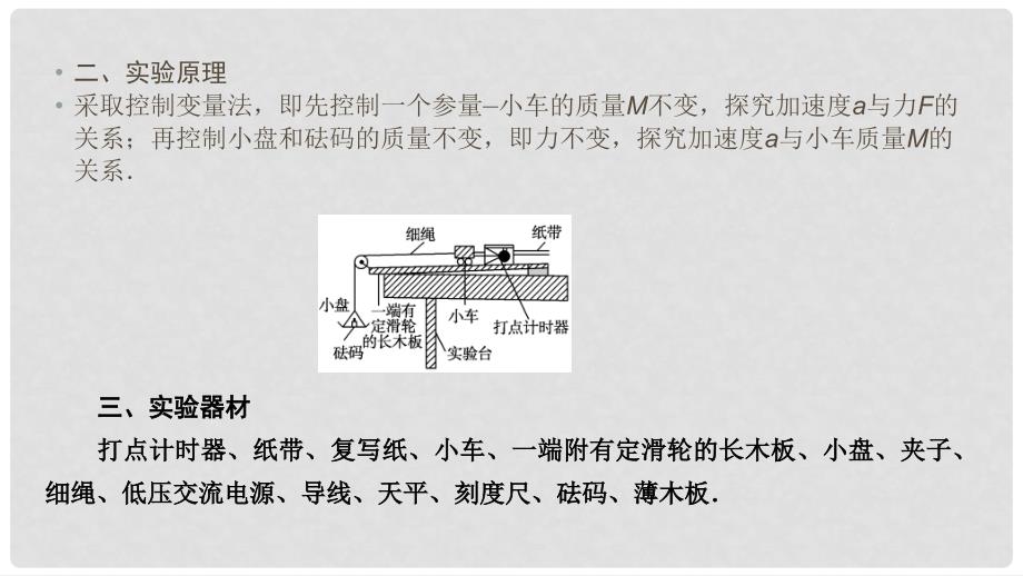 高考物理大一轮复习 实验04 探究加速度与力和质量的关系课件 新人教版_第4页