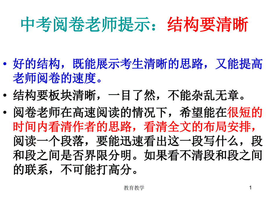 分论点拟写并列高教课堂_第1页