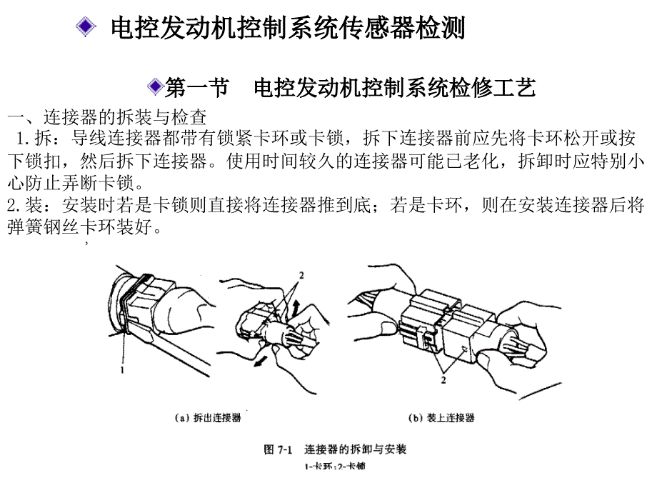 电控发动机控制系统传感器检测_第1页