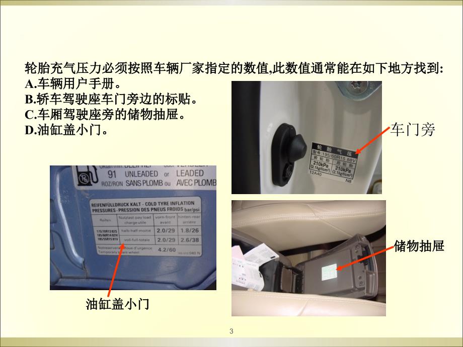 汽车轮胎维护与更换ppt课件_第3页