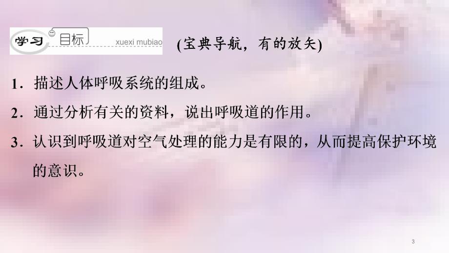 七年级生物下册第四单元第三章第一节呼吸道对空气的处理课件新版新人教版_第3页