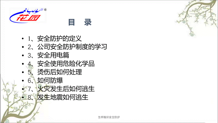 怎样做好安全防护PPT课件_第2页