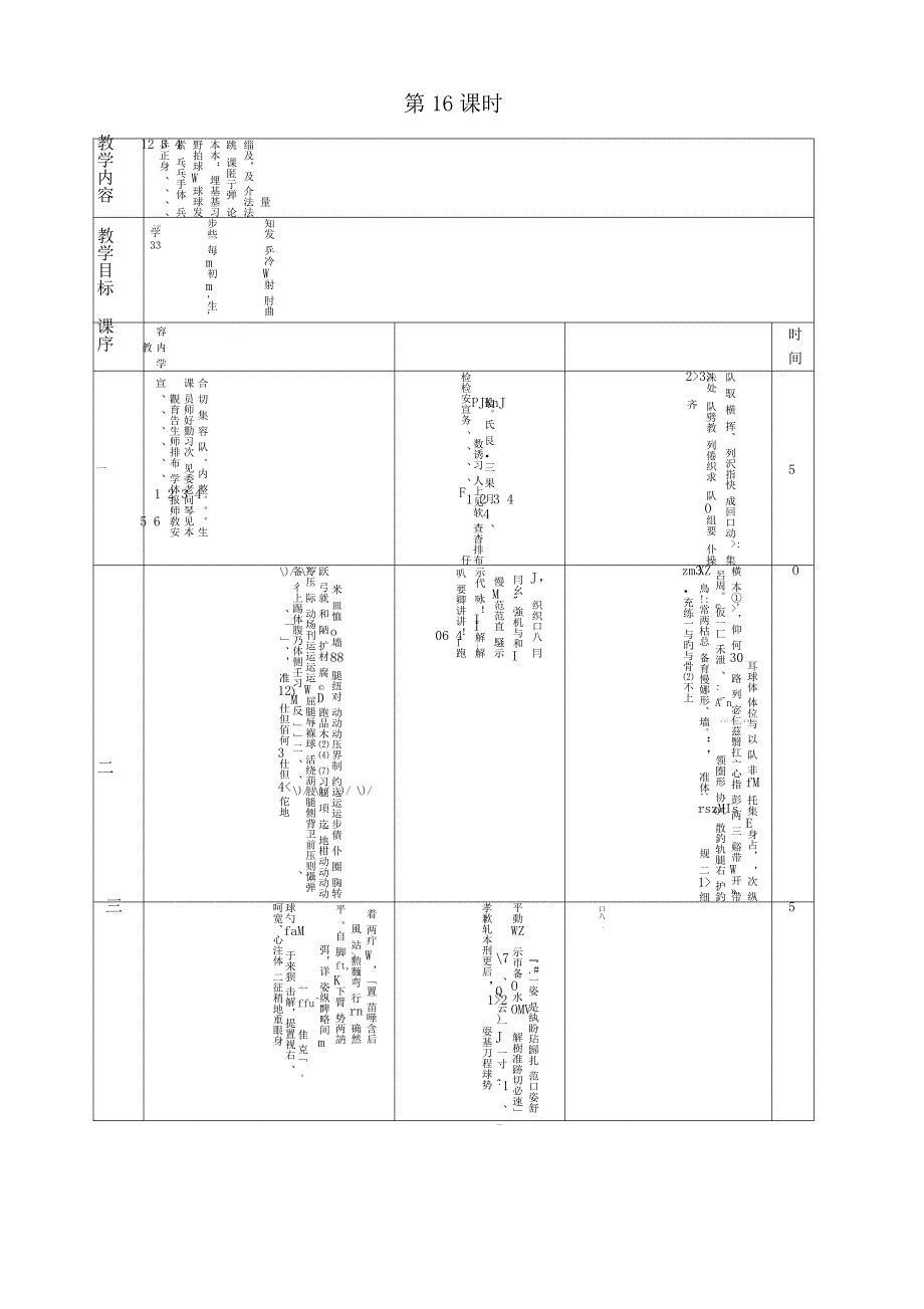 乒乓球体育课教案_第1页