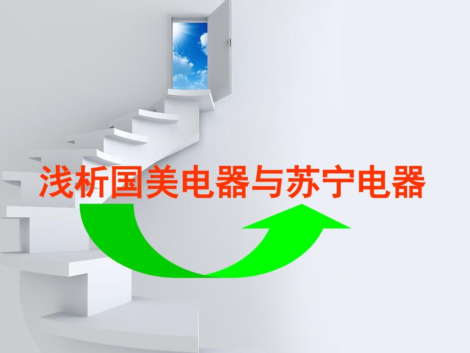 浅析国美电器与苏宁电器_第1页