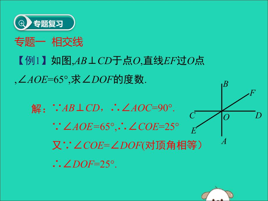 七年级数学下册第五章相交线与平行线小结与复习教学课件新版新人教版_第3页