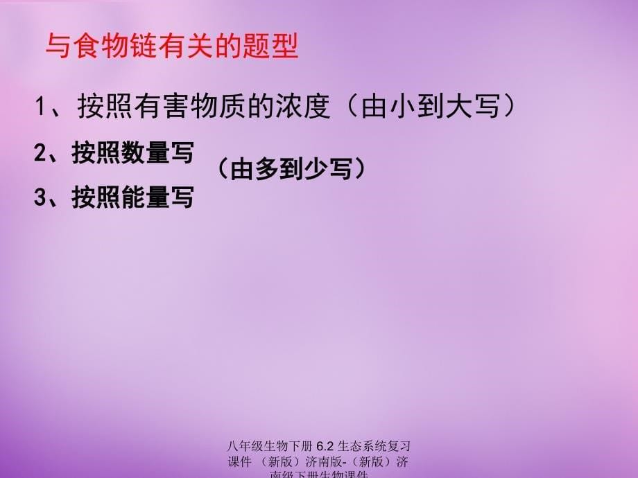 最新八年级生物下册6.2生态系统复习课件新版济南版新版济南级下册生物课件_第5页