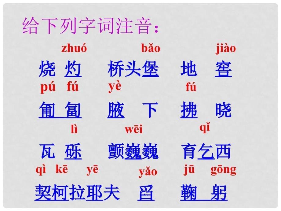 广东省惠州市博罗县杨侨中学八年级语文上册 3 蜡烛课件 新人教版_第5页