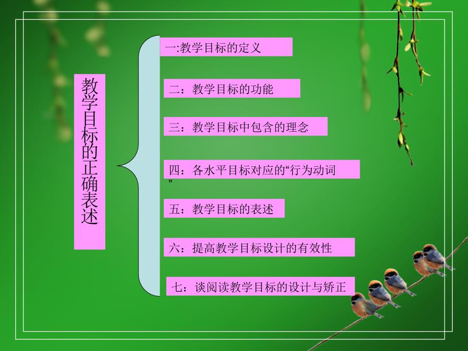 教学目标的正确表述课件_第1页