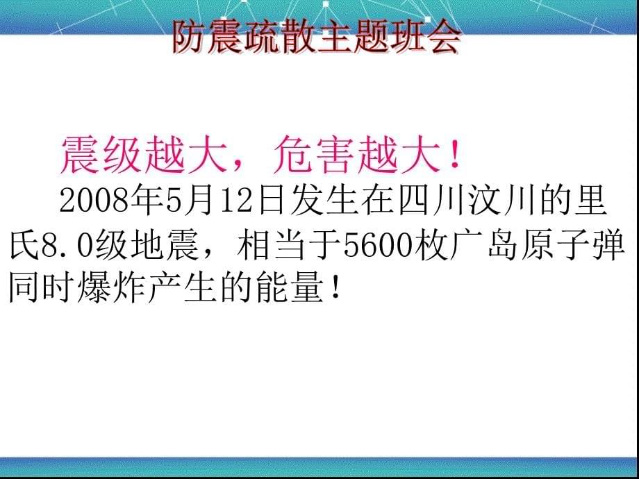 小学生防震疏散演习主题班会ppt课件.ppt_第5页