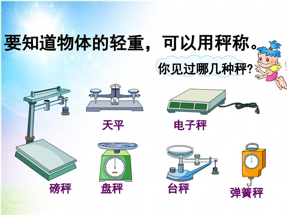 二年级下册数学克与千克整理与复习ppt课件_第3页