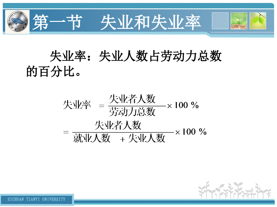 经济学基础第十一章失业与通货膨胀_第3页