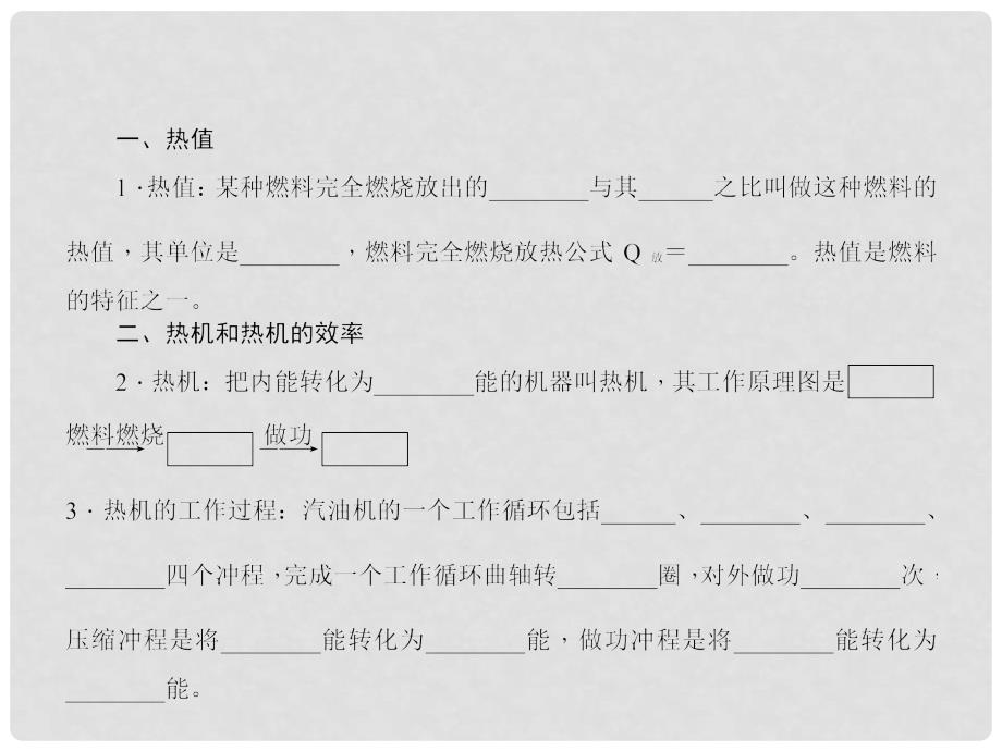 中考物理总复习 内能的利用配套（知识梳理+真题体验+考点透析+实验探究+易错档案）课件 新人教版_第3页