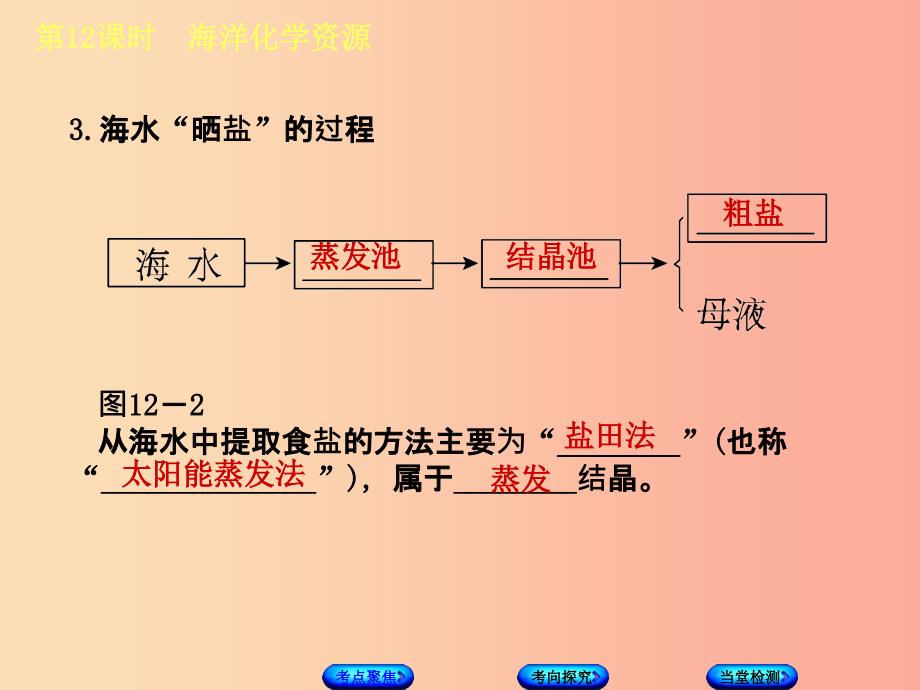 2019版中考化学复习方案第12课时海洋化学资源课件鲁教版.ppt_第4页