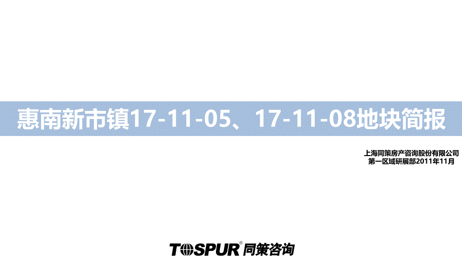 上海惠南新市镇171105、171108地块简报 95P_第1页