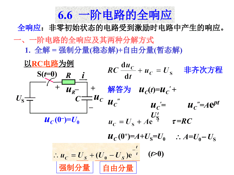 一阶RC电路的全响应.ppt_第1页