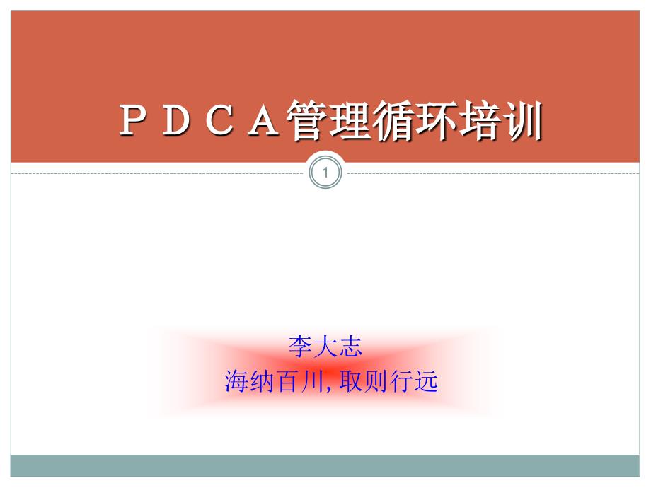 pdca管理循环天版ppt课件_第1页