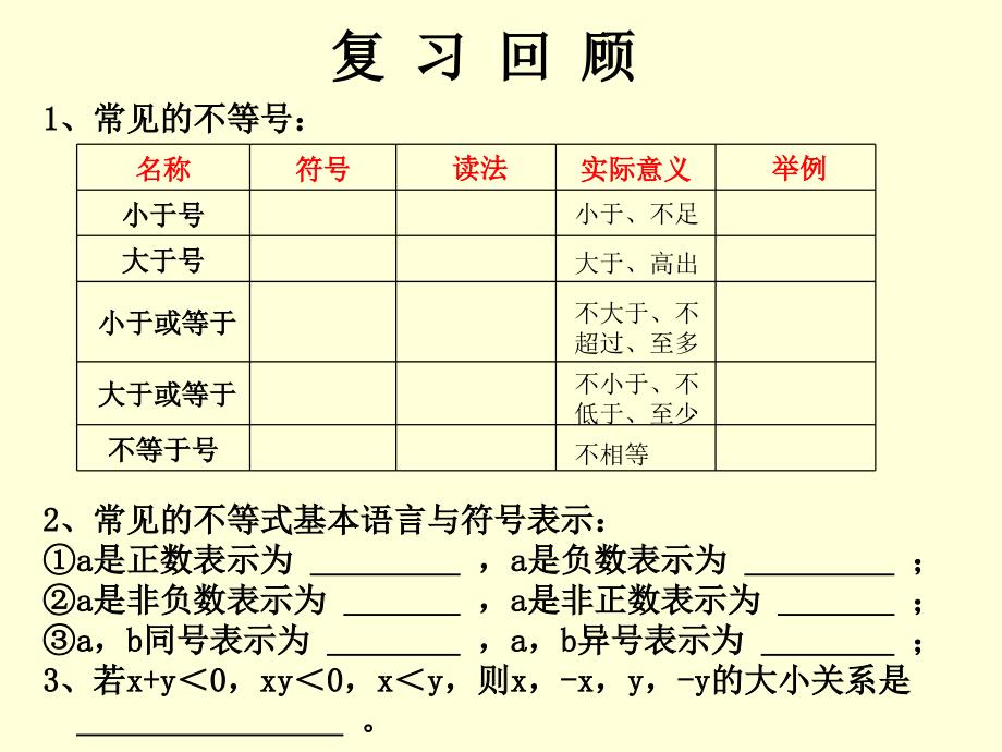 不等式及其解集课件2022-2023学年人教版七年级数学下册_第3页