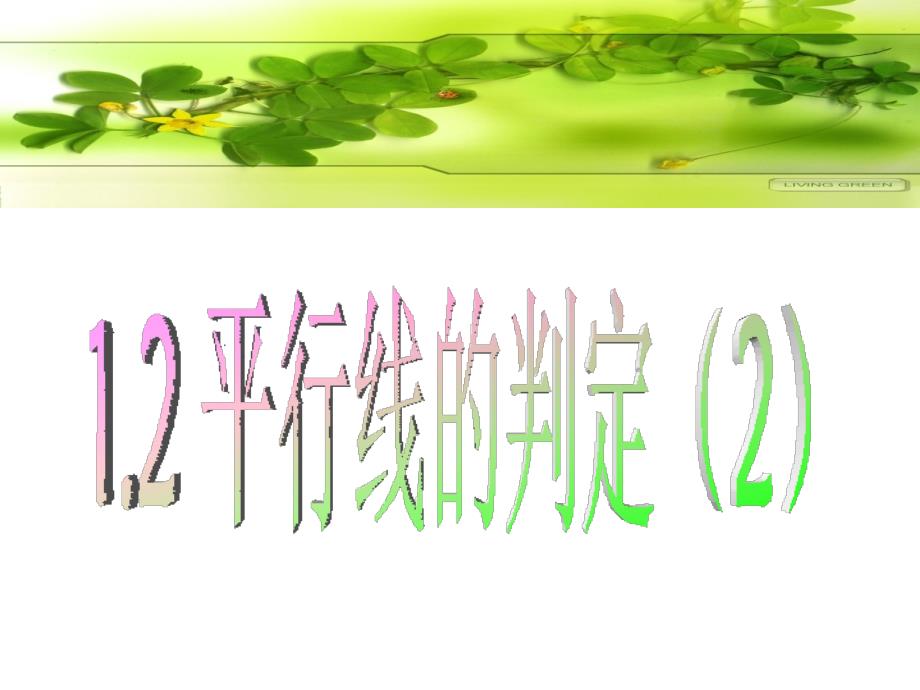 1.2平行线的判定2_第1页