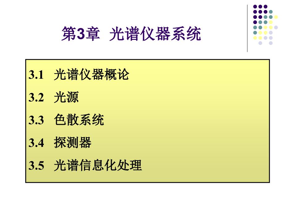 第3光谱仪器系统_第1页