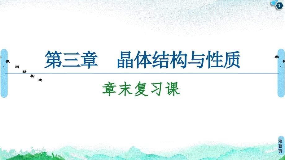 第3章　章末复习课 课件高中化学选择性必修2-教案课件-高中化学选择性必修二_第1页