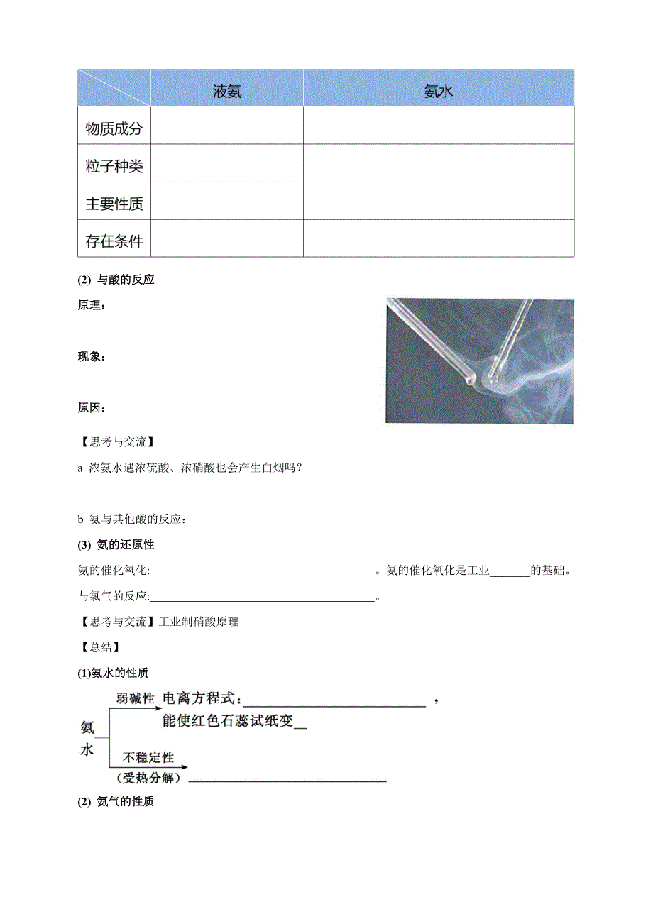 【优质】5.2.2 氨和铵盐 教学设计（1）-人教版高中化学必修第二册-教案课件-高中化学必修二人教版_第5页