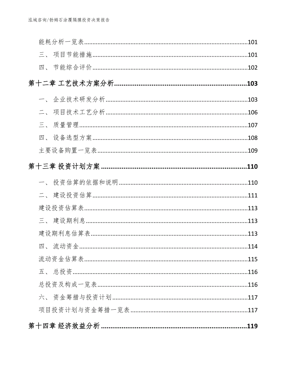 勃姆石涂覆隔膜投资决策报告_模板范本_第4页