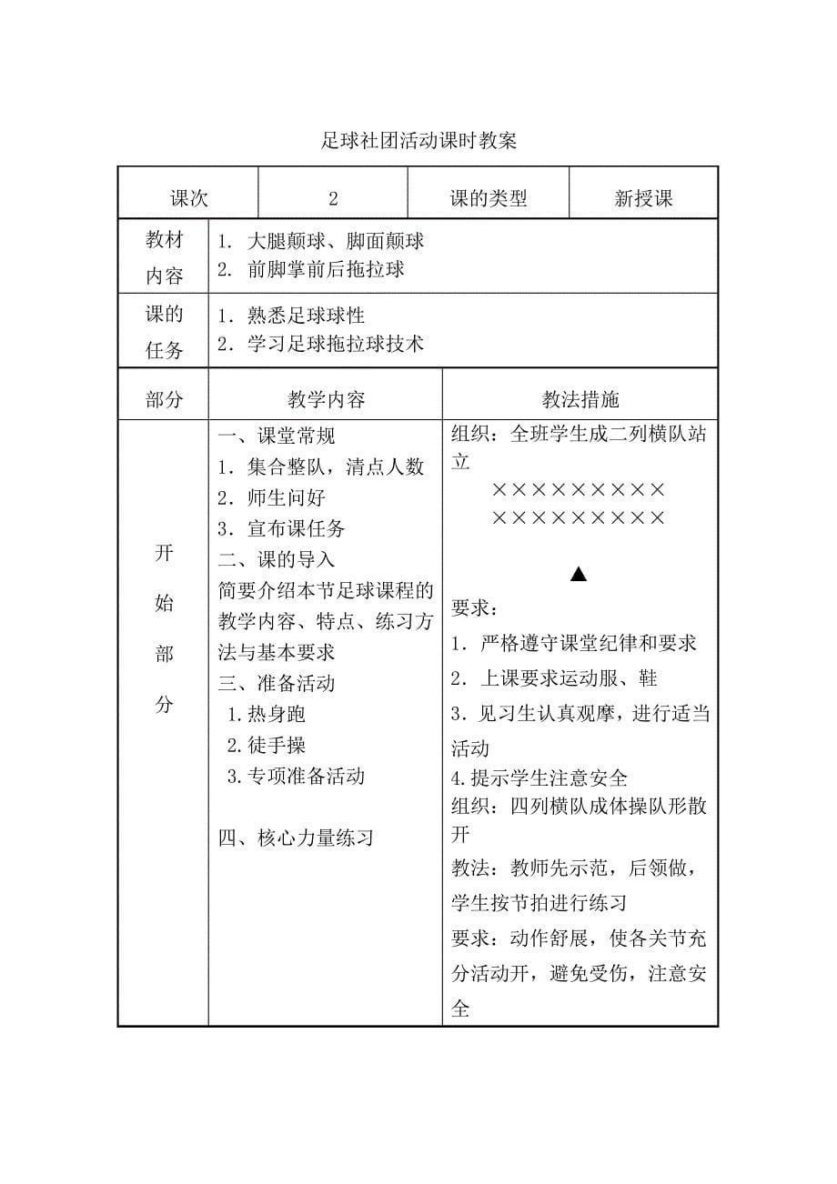 足球社团活动教案_第5页