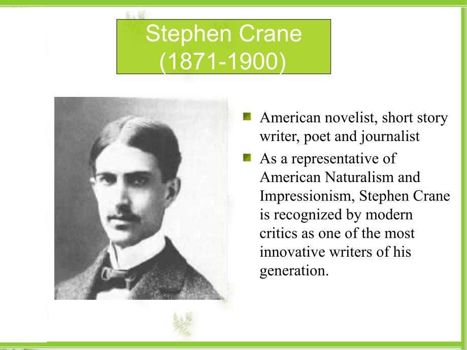 英美文学欣赏资料stephencrane_第2页