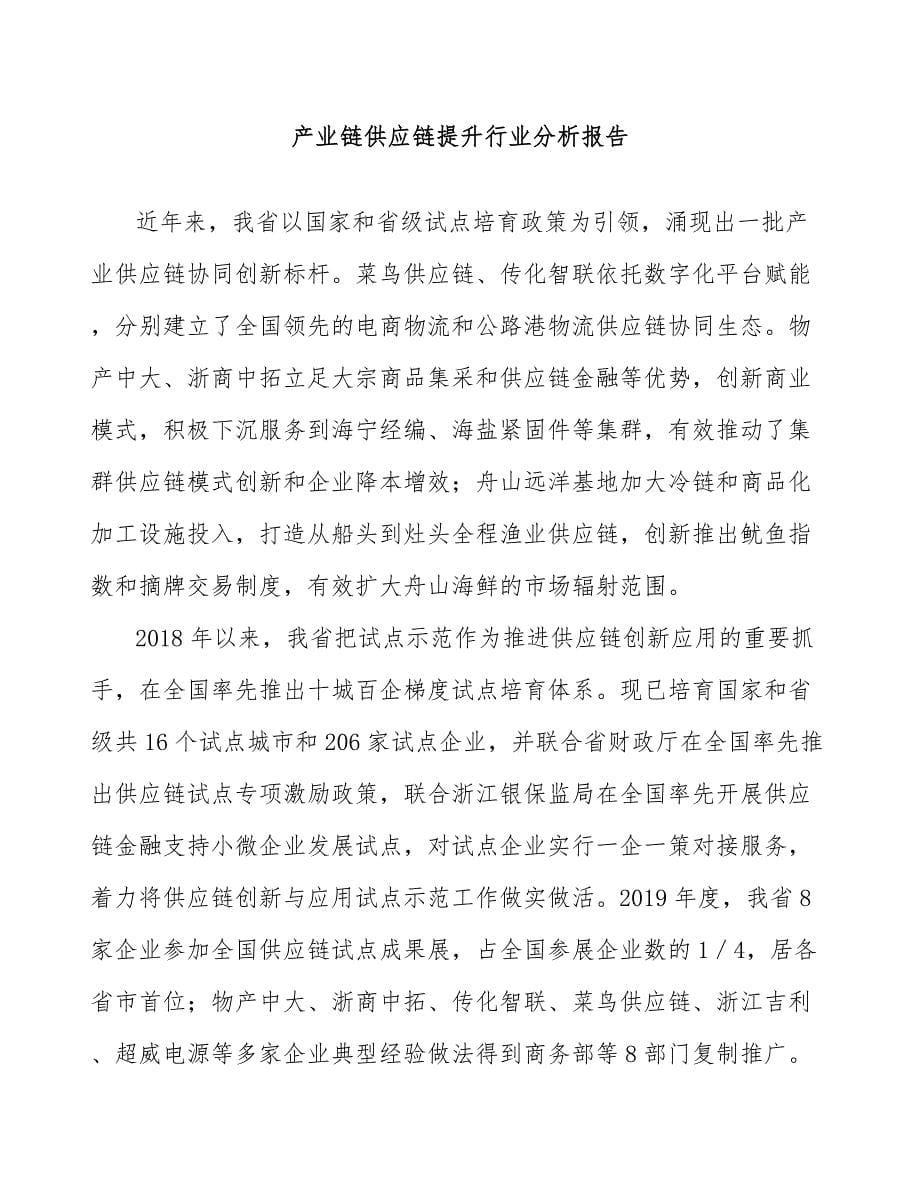 产业链供应链提升行业分析报告_第1页