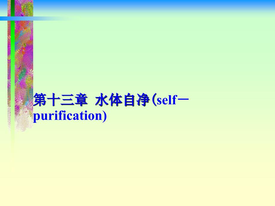 第十三章水体自净selfpurification_第1页