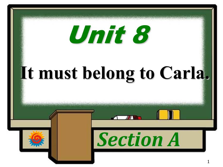 unit8It must belong to Carlappt课件_第1页