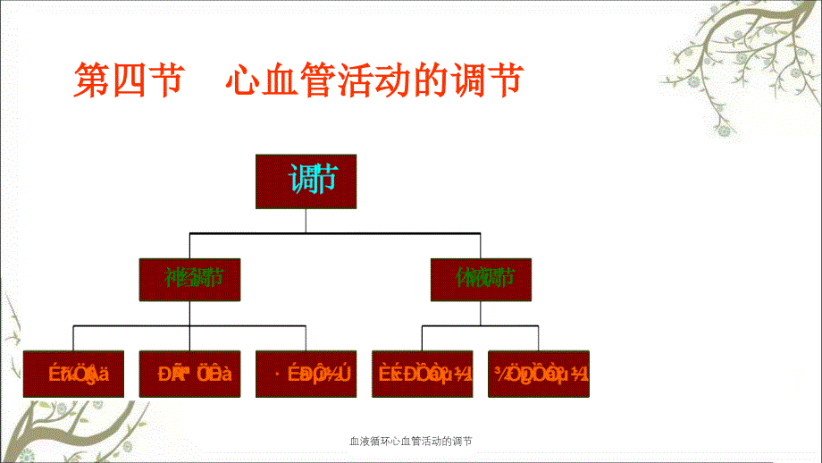 血液循环心血管活动的调节_第1页