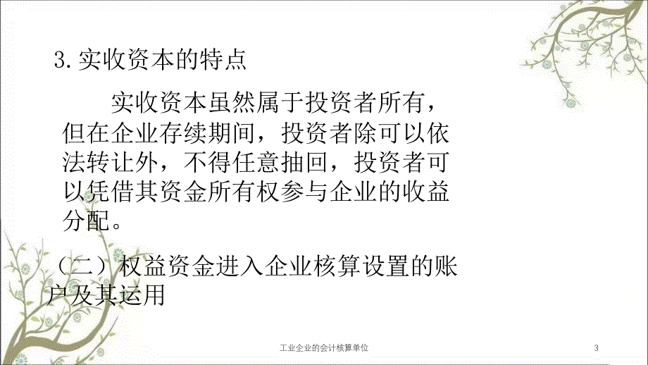 工业企业的会计核算单位课件_第3页